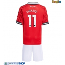 Maglie da calcio Manchester United Joshua Zirkzee #11 Prima Maglia Bambino 2025-26 Manica Corta + Pantaloni corti)